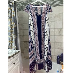 Anthropology midi floral pattern